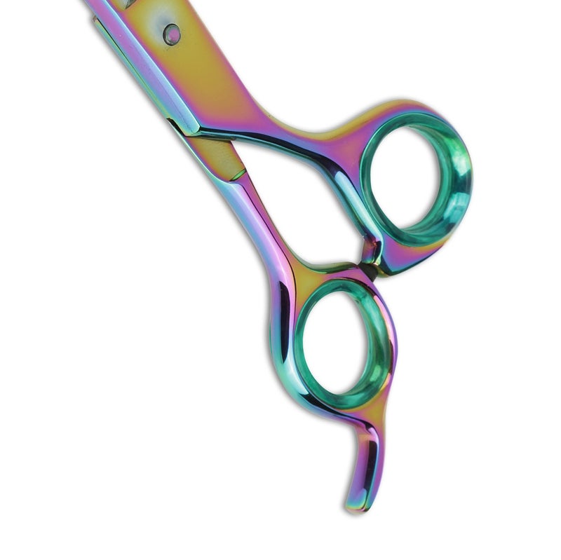 Sharf Rainbow 7.5 Inch Curved Dog Grooming Scissors - 440C Japanese Steel - Trusted Brand - Image 4